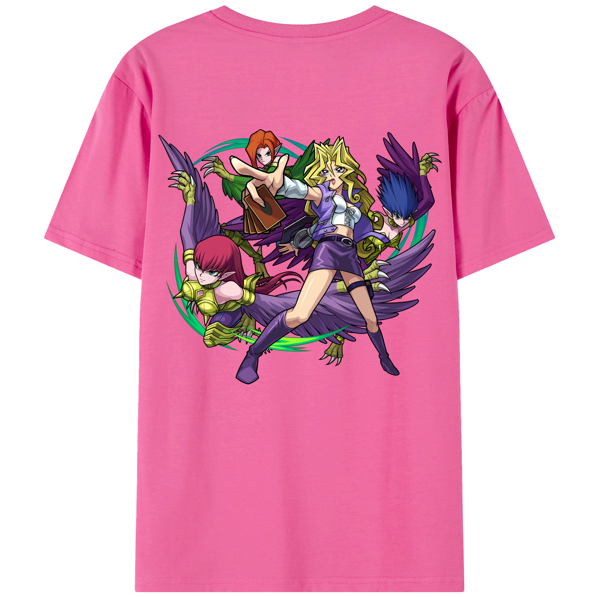 （画像用） 遊☆戯☆王 Yu-Gi-Oh! レディース半袖Tシャツ(バックプリント)